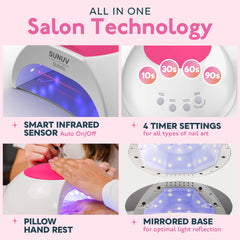 Sun 2C LED/UV Nail Lamp 48W