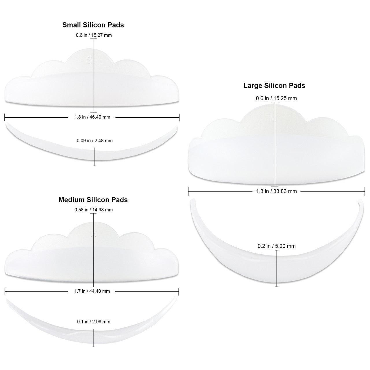 [Dolly's Lash] Silicone Eye Pads (S/M/L)