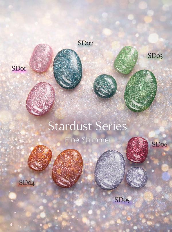 Stardust Series Gel Polish Soft Crystal Sparkle | Present