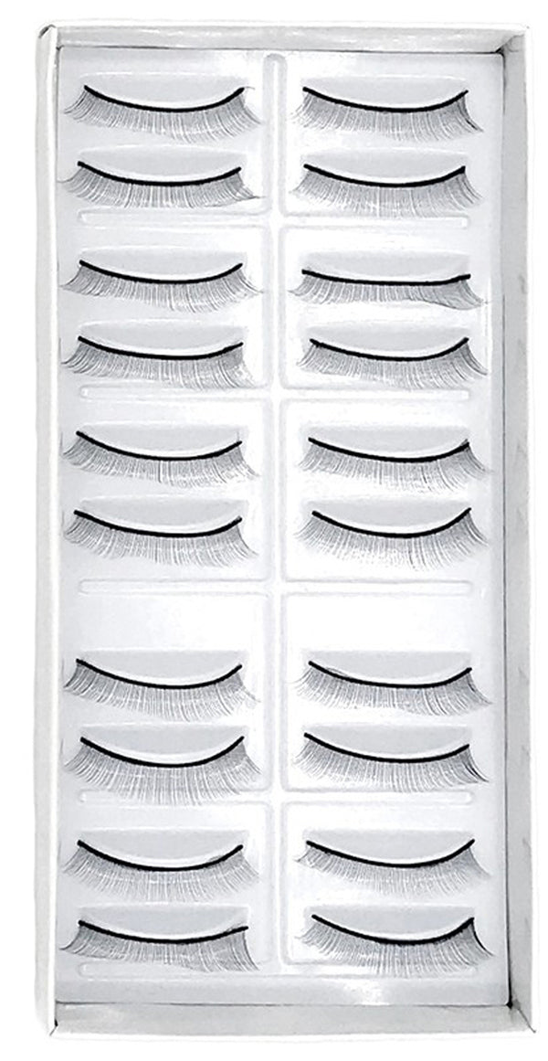 10 pairs/5 pairs Practice Lashes for Mannequin Training (Self-Adhesive)