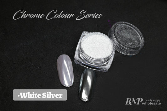[BNP] Chrome Magic Mirror Powder (White Silver)