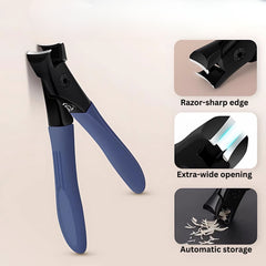 Wide Opening Head Nail Clippers Thick Toenails with Anti-Splash Design