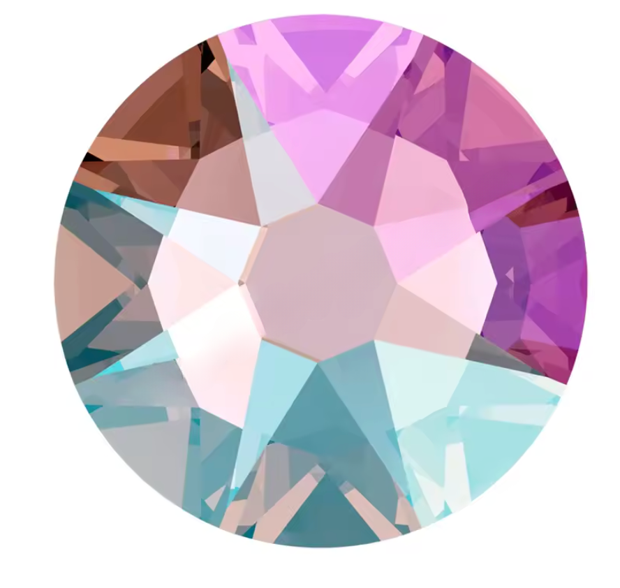 [Swarovski] 1088 Point Back Crystal Light Rose(223 Shimmer) (variated sizes)