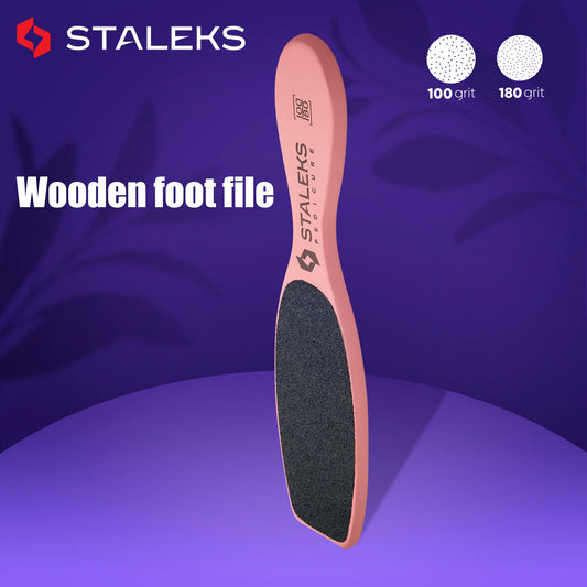 [Staleks] Wooden foot file BEAUTY & CARE 20 TYPE 3 100/180 Grit