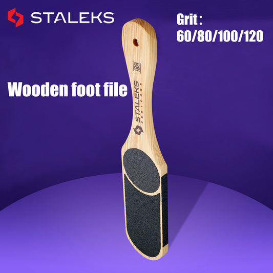 [Staleks] Wooden foot file BEAUTY & CARE 10 TYPE 3 60/80/100/120 Grit