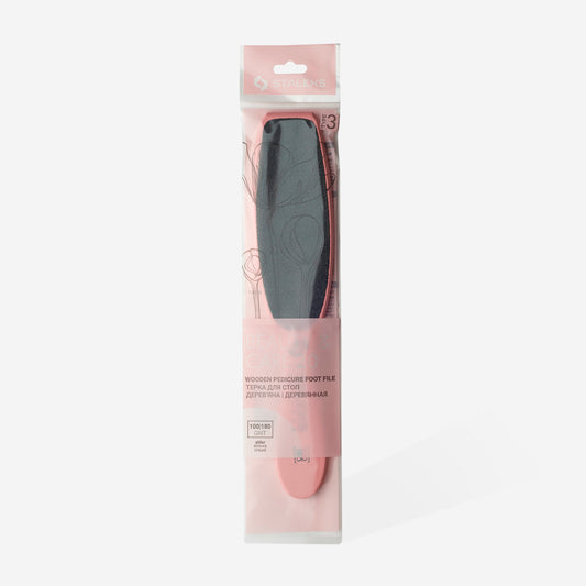 [Staleks] Wooden foot file BEAUTY & CARE 20 TYPE 3 100/180 Grit