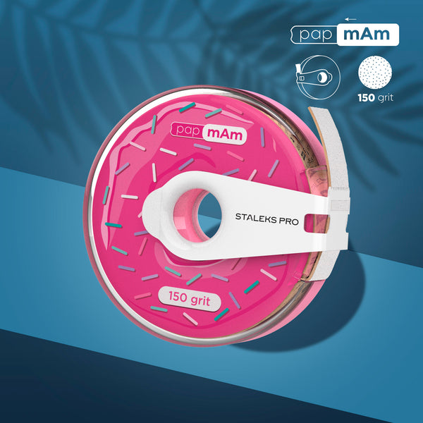White abrasive tape papmAm EXPERT 150 grit Staleks (with or without plastic box)