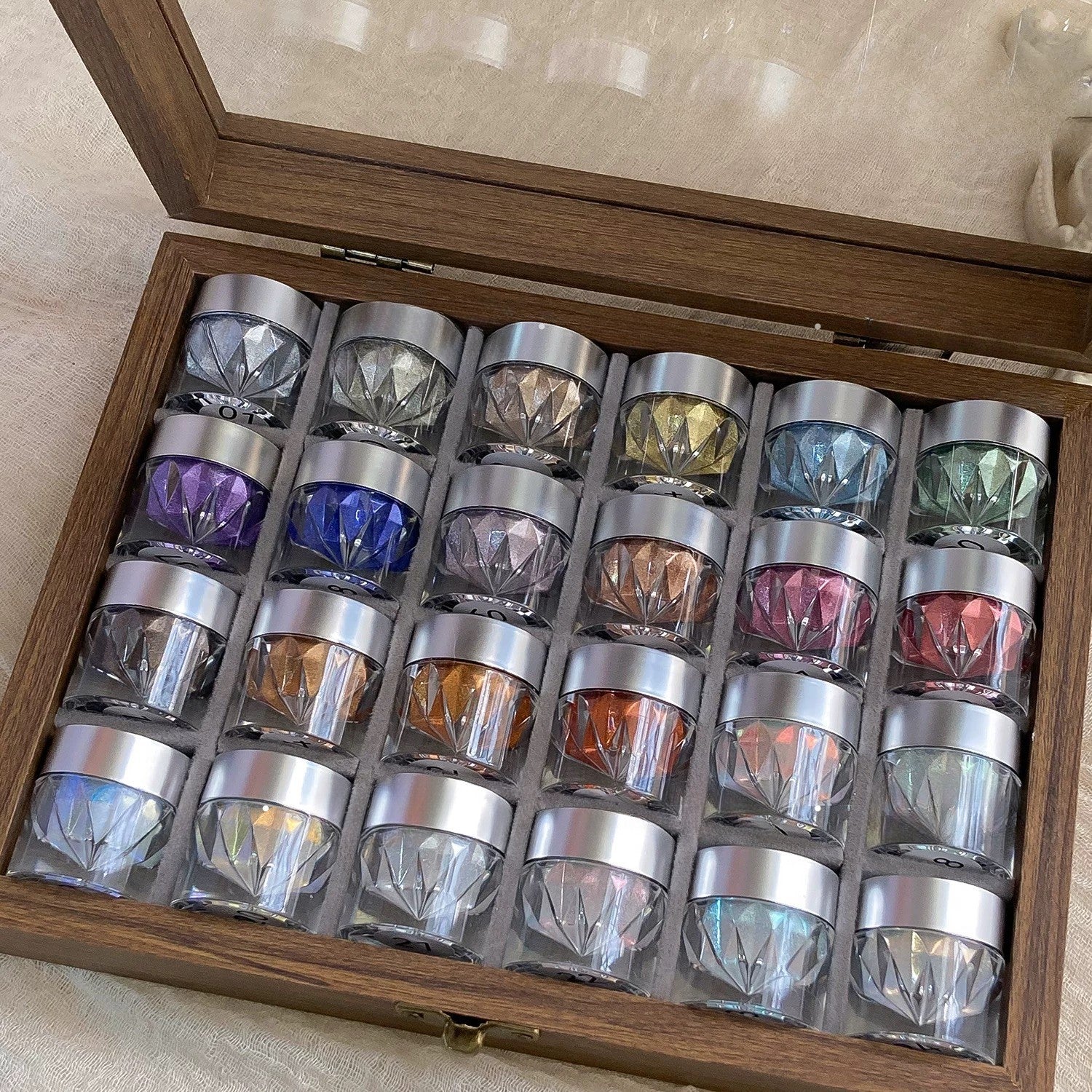 Chrome Powder Set With Sample Book 24 Colors