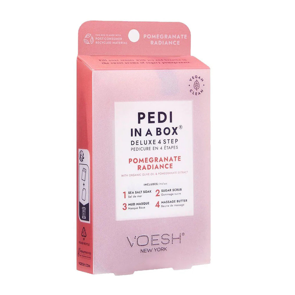 VOESH Pedi In A Box Deluxe 4 Step Pedicure Set
