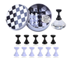 Nail Art Practice & Display Stand with Crystal Nail Tip Holders with Base & Storage Box 14pcs Set