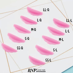 Silicone Lash Perm Pads Pink(5 pairs)