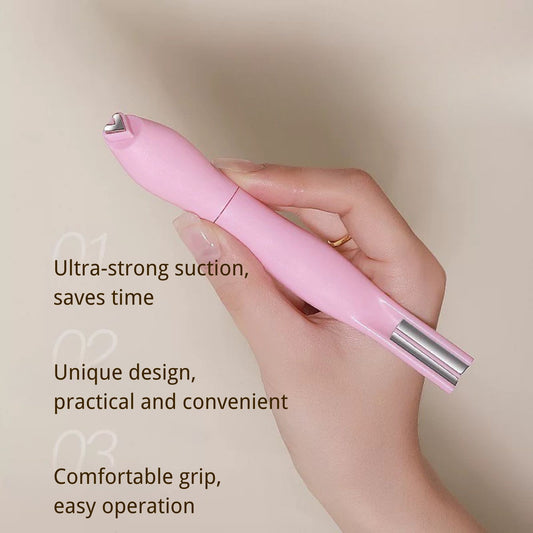 3 in 1 Cat Eye Nail Magnet, Versatile Magnet Tool for Cat Eye Gel Polish Heart Shaped Round Multifunctional Accessories