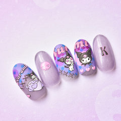 Sanrio Kuromi Cartoon Nail Sticker