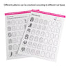 Drawing Painting Exercise Books Tool Nail Art Practice Template Learning12-sheet