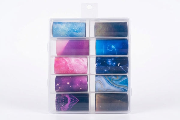 Foil Paper Nail Art Transfer Foil for Metallic, Holographic & Luxury Nail Designs