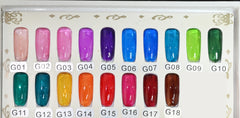 [Present] Gel Polish Glass Series (#G01-#G18)