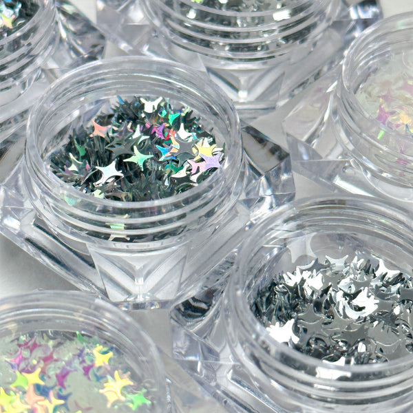 Glitter Set 3 colours Nail Decor