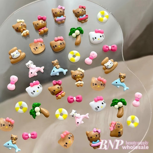 [generic] Hello Kitty Nail Decorations