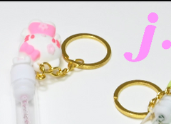 Portable Mascara Brush Keychain with Cover