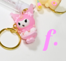 Portable Mascara Brush Keychain with Cover