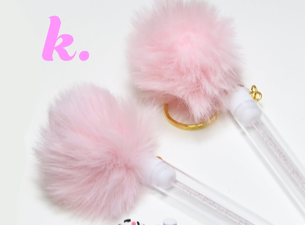 Portable Mascara Brush Keychain with Cover