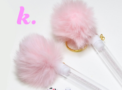 Portable Mascara Brush Keychain with Cover