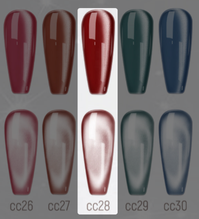 Ceramic Cat Eye Gel Polish for Nails (CC19-CC30)