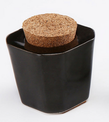 4 Types Nail Brush Cleanser Ceramic Jar