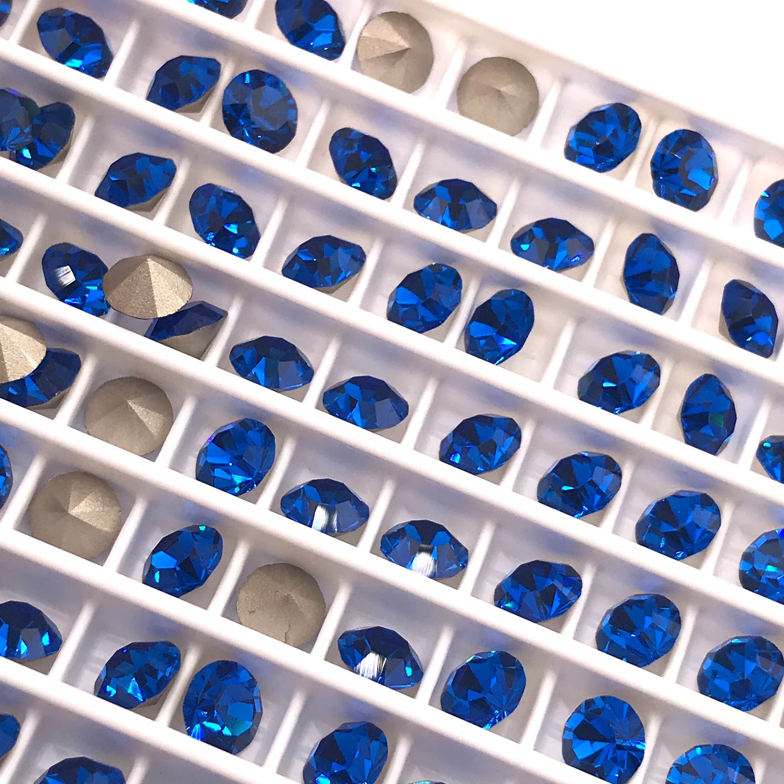 [Swarovski] 1088 Point Back Crystal Royal Blue (L110S) (variated sizes)