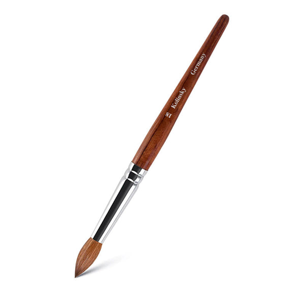 Kolinsky Sable Acrylic Nail Art Brush Red Wood Pen Nail Brush