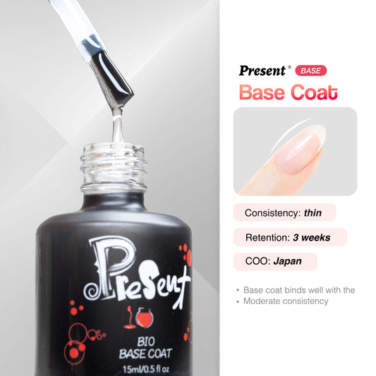 Present - Base/Top Coat Gel poslih (No Wipe) 15ml