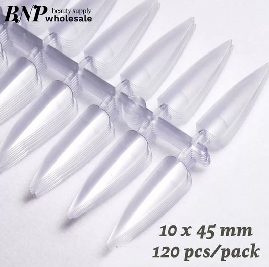 [generic] Nail tips for color display (10 x 45 mm)