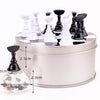 14pcs Nail Art Practice & Display Stand with Crystal Nail Tip Holders with Base & Storage Box