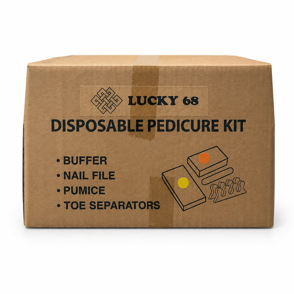 Lucky 68 Pedicure Kit 4pcs (Case of 200 Sets)