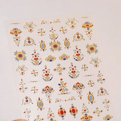 Forbidden City Nail Sticker Luxury Nail Decal