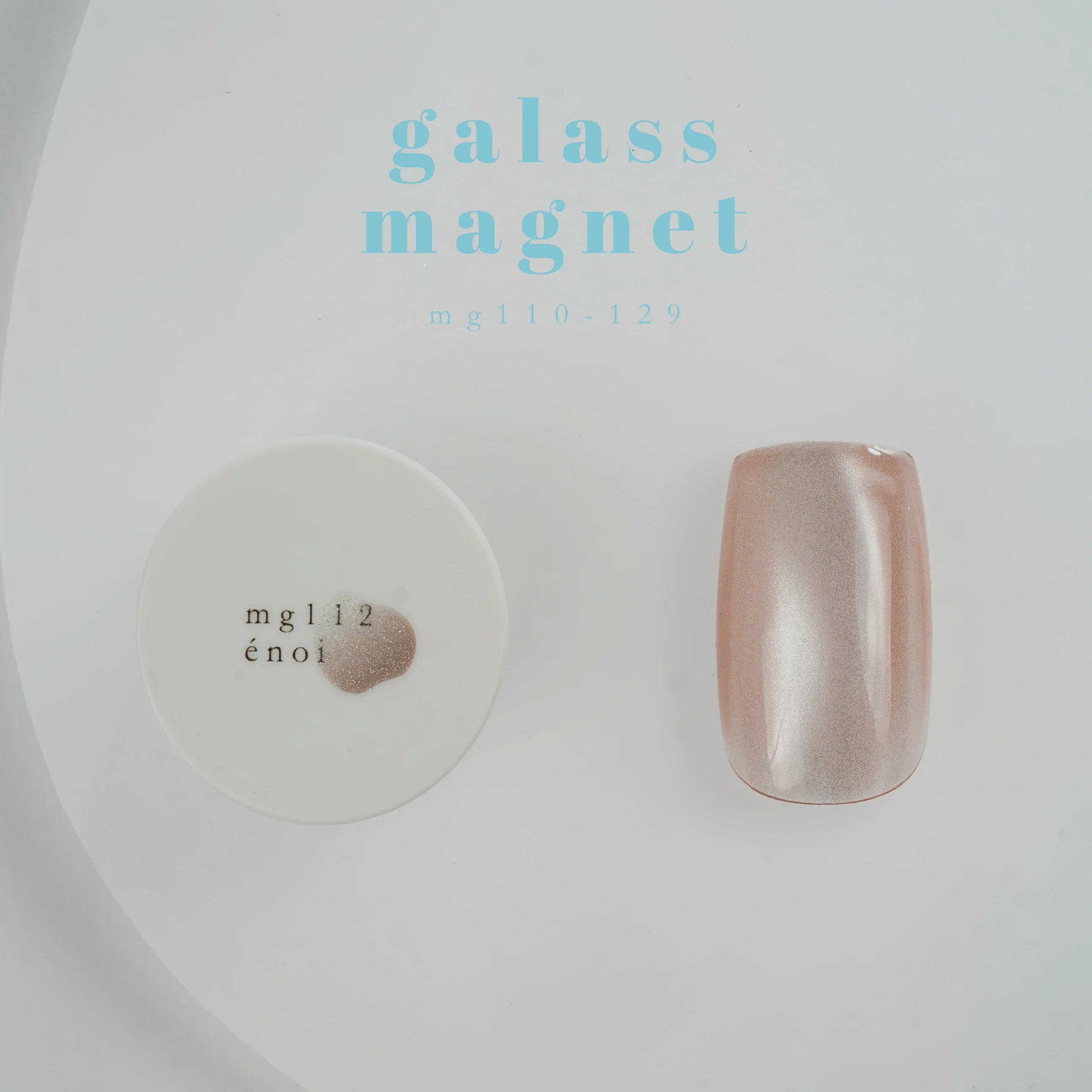 énoi Cat Eye Gel Polish - gálass magnet (mg#110-#129)