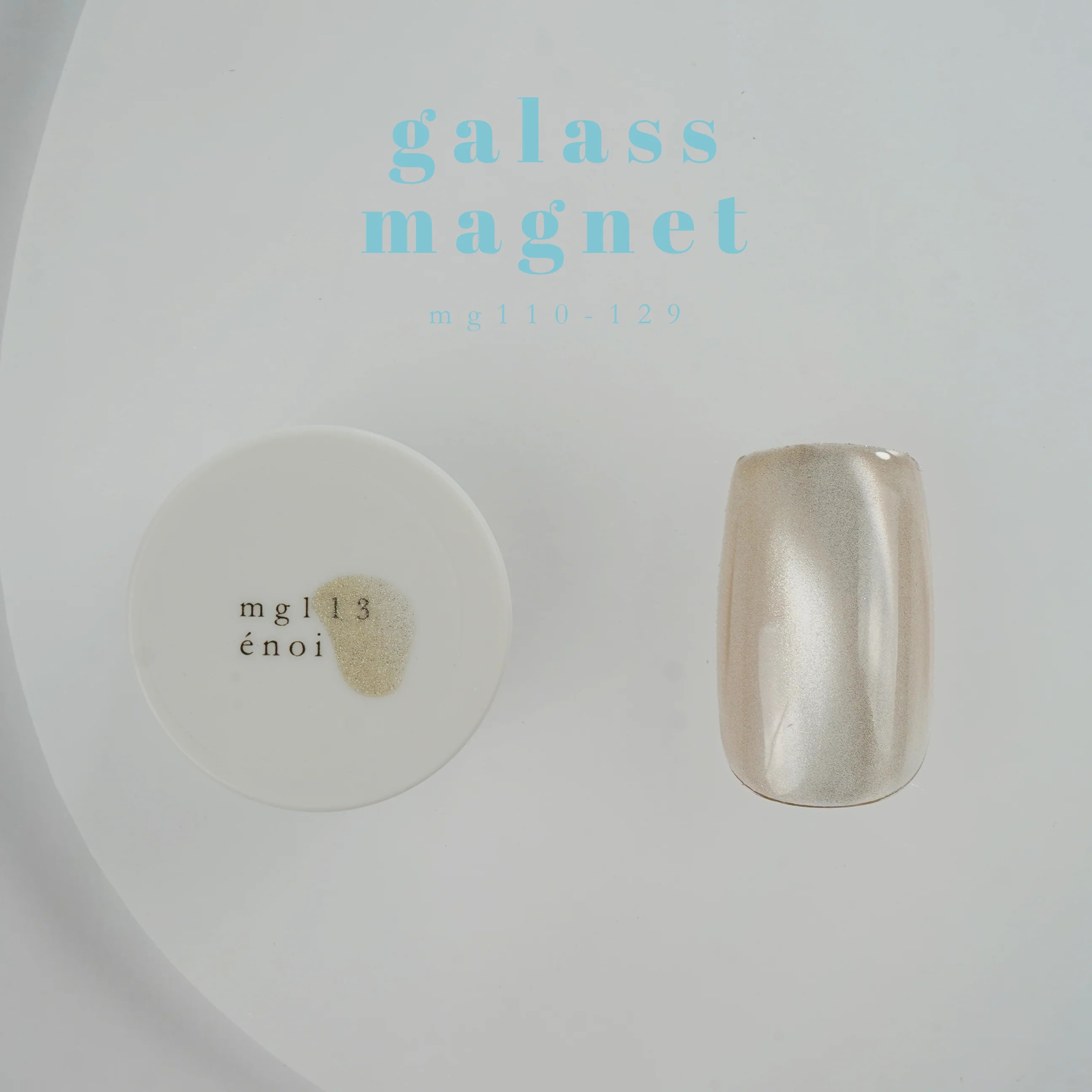 énoi Cat Eye Gel Polish - gálass magnet (mg#110-#129)