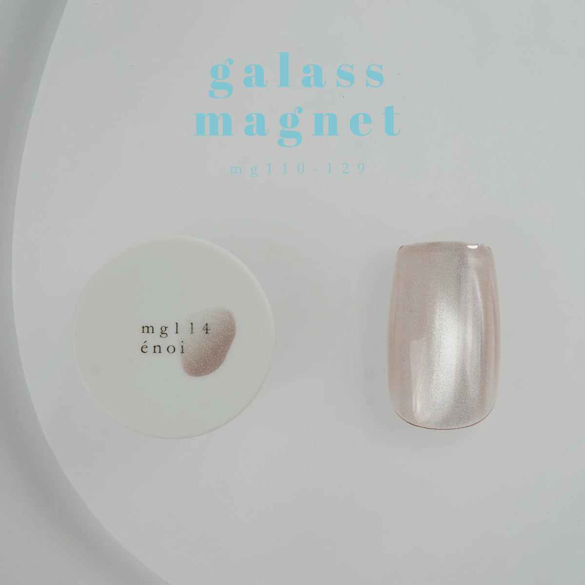 énoi Cat Eye Gel Polish - gálass magnet (mg#110-#129)