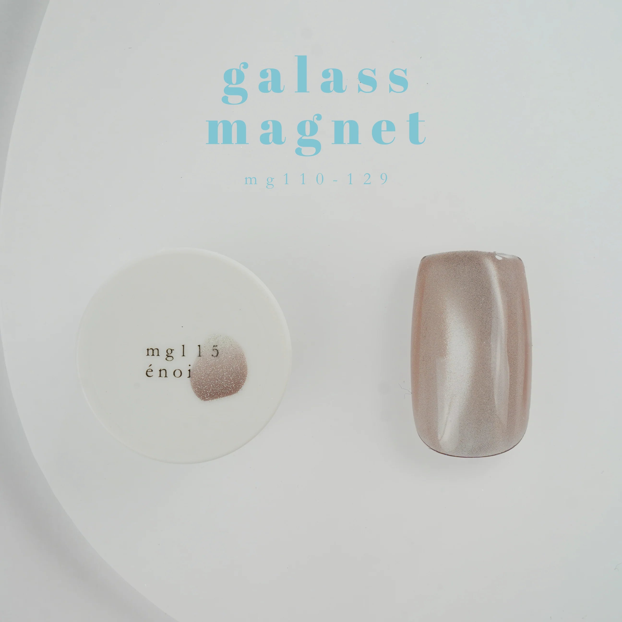 énoi Cat Eye Gel Polish - gálass magnet (mg#110-#129)