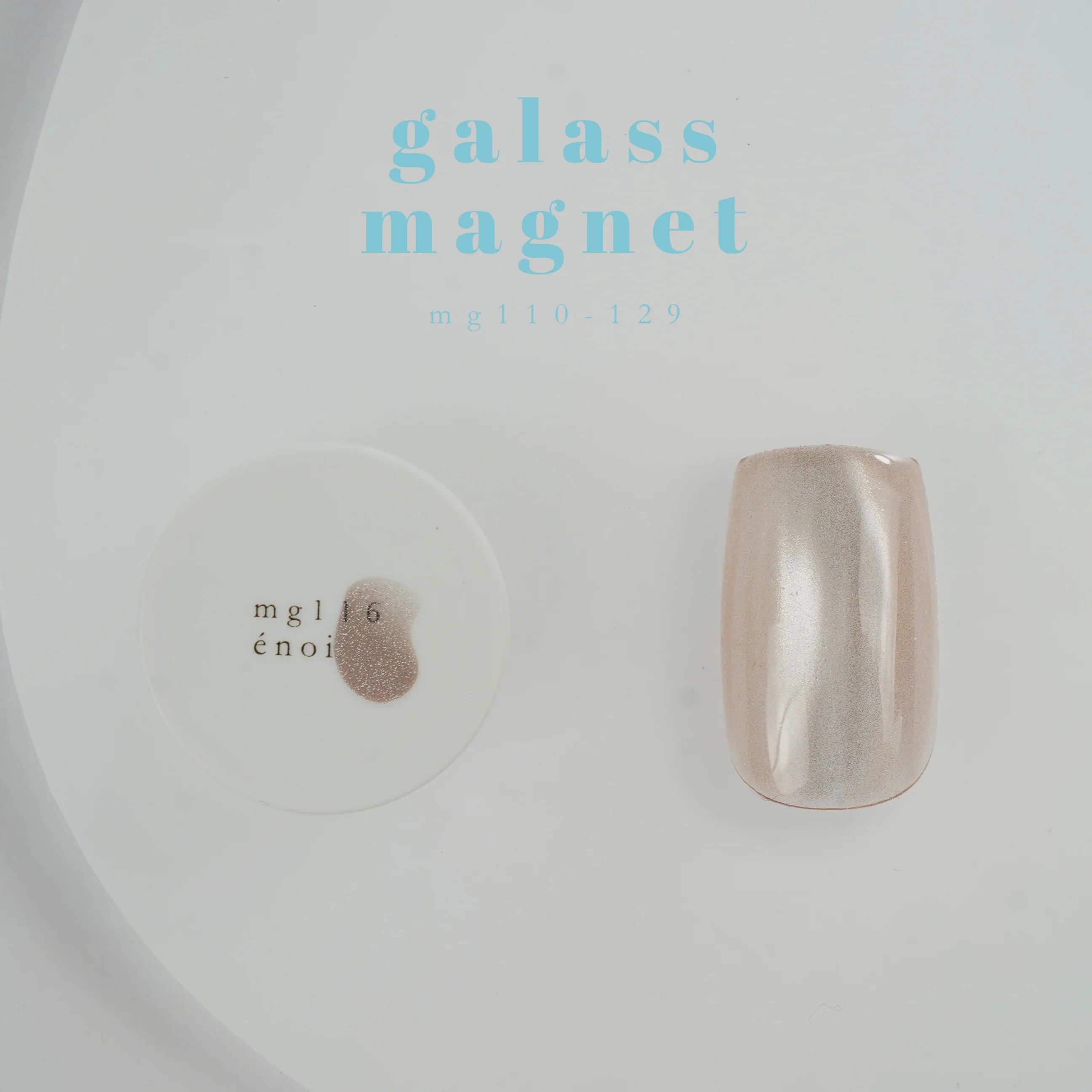 énoi Cat Eye Gel Polish - gálass magnet (mg#110-#129)