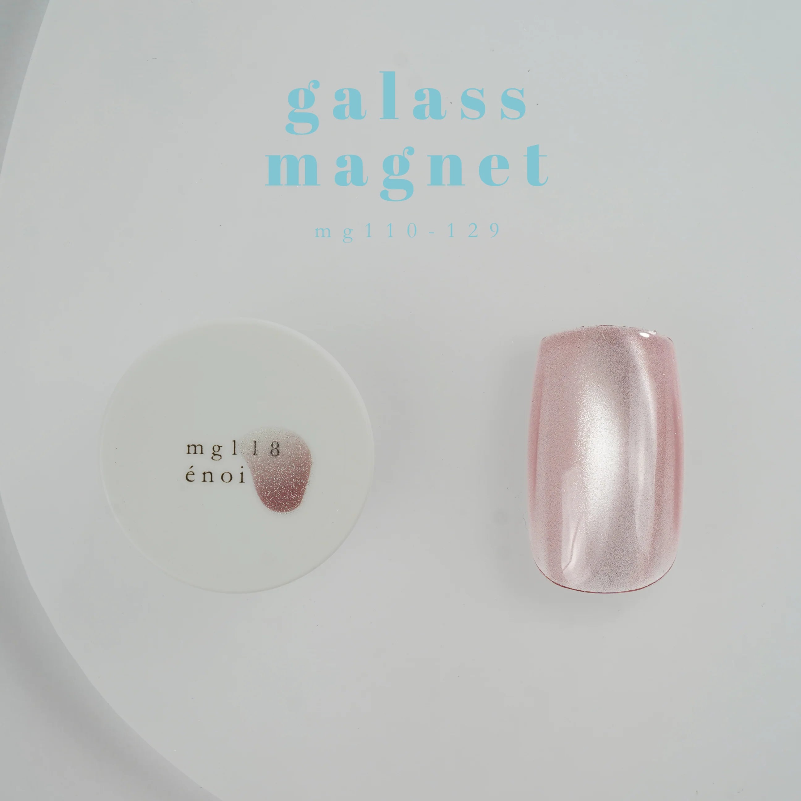 énoi Cat Eye Gel Polish - gálass magnet (mg#110-#129)