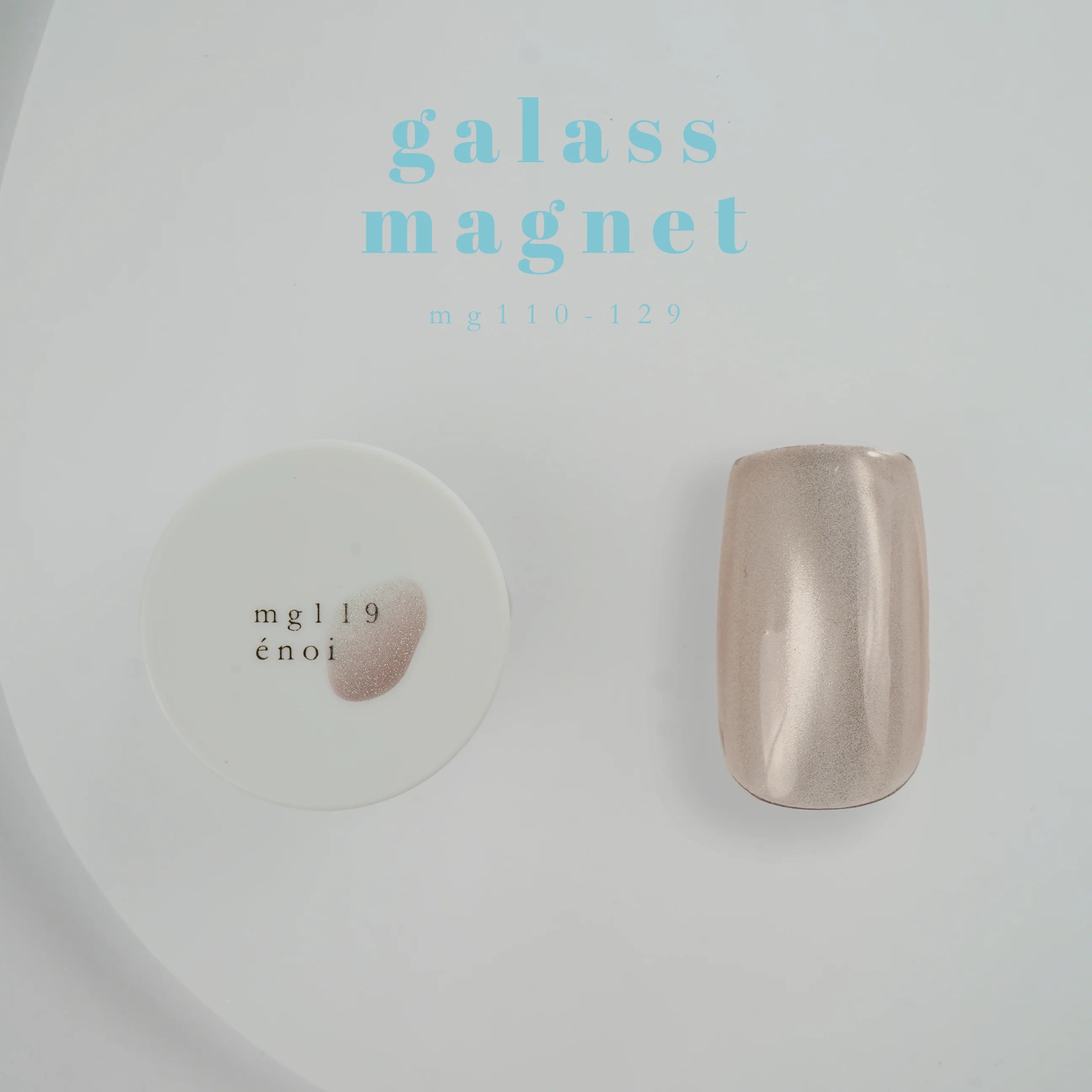 énoi Cat Eye Gel Polish - gálass magnet (mg#110-#129)