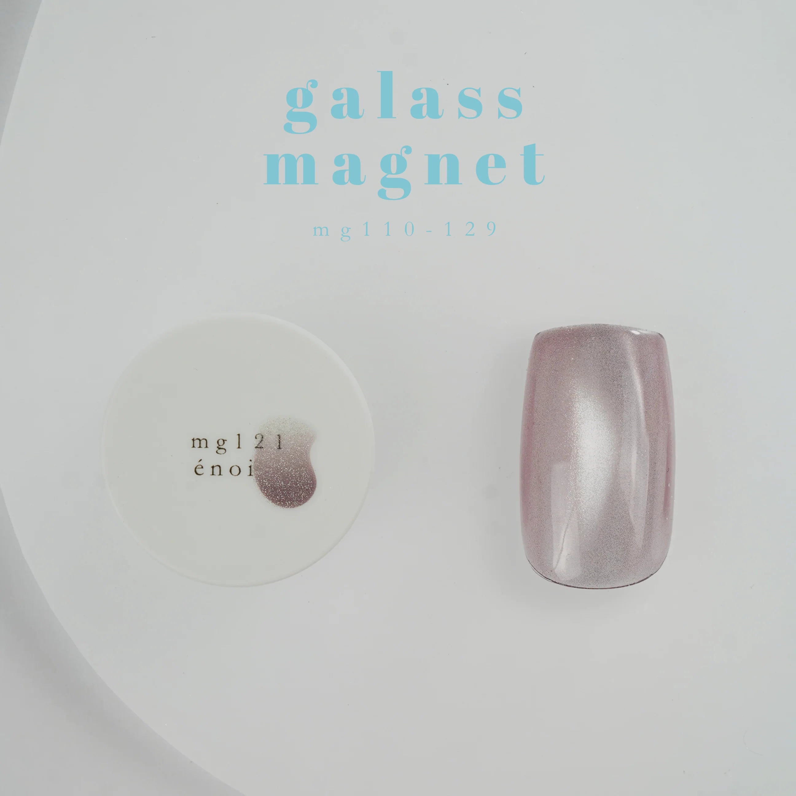 énoi Cat Eye Gel Polish - gálass magnet (mg#110-#129)