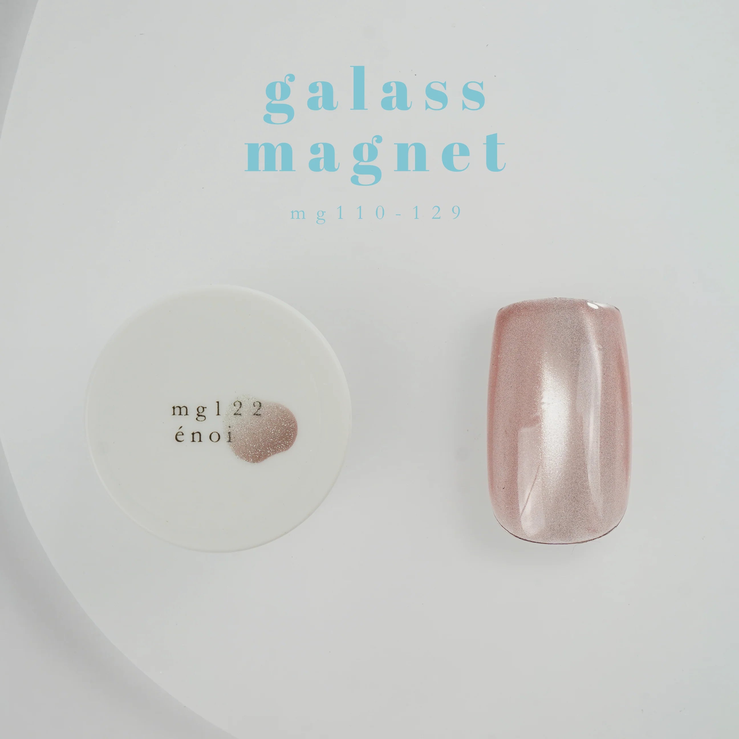 énoi Cat Eye Gel Polish - gálass magnet (mg#110-#129)