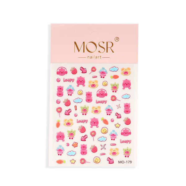[generic] Animation characters Nail stickers (10 styles)