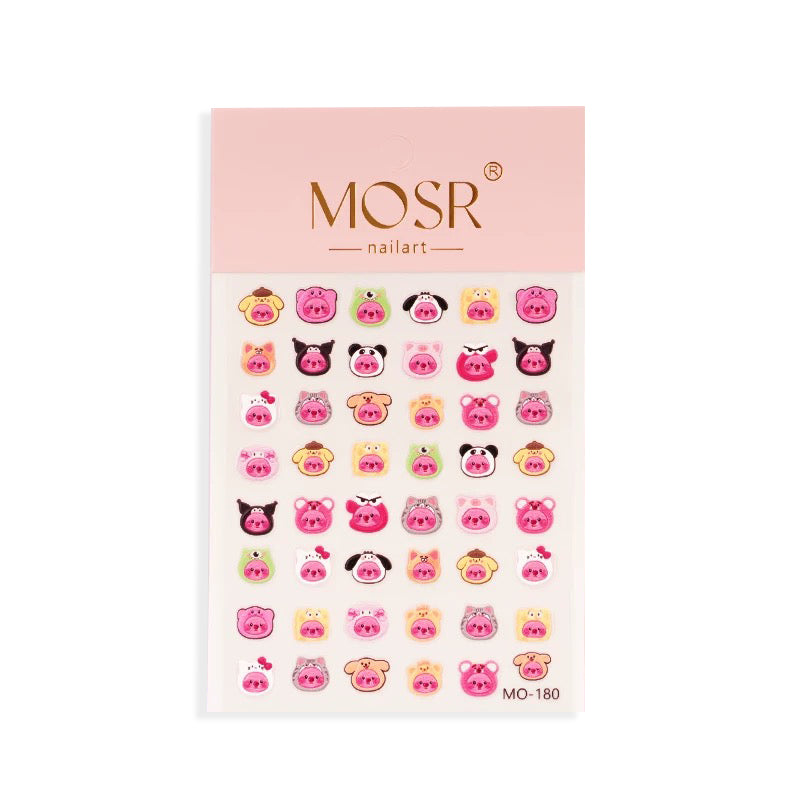 [generic] Animation characters Nail stickers (10 styles)