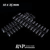 [generic] Nail tips for color display (10 x 25mm)