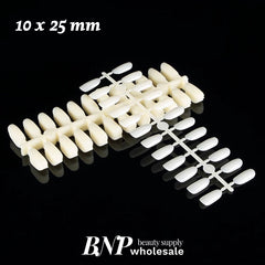[generic] Nail tips for color display (10 x 25mm)