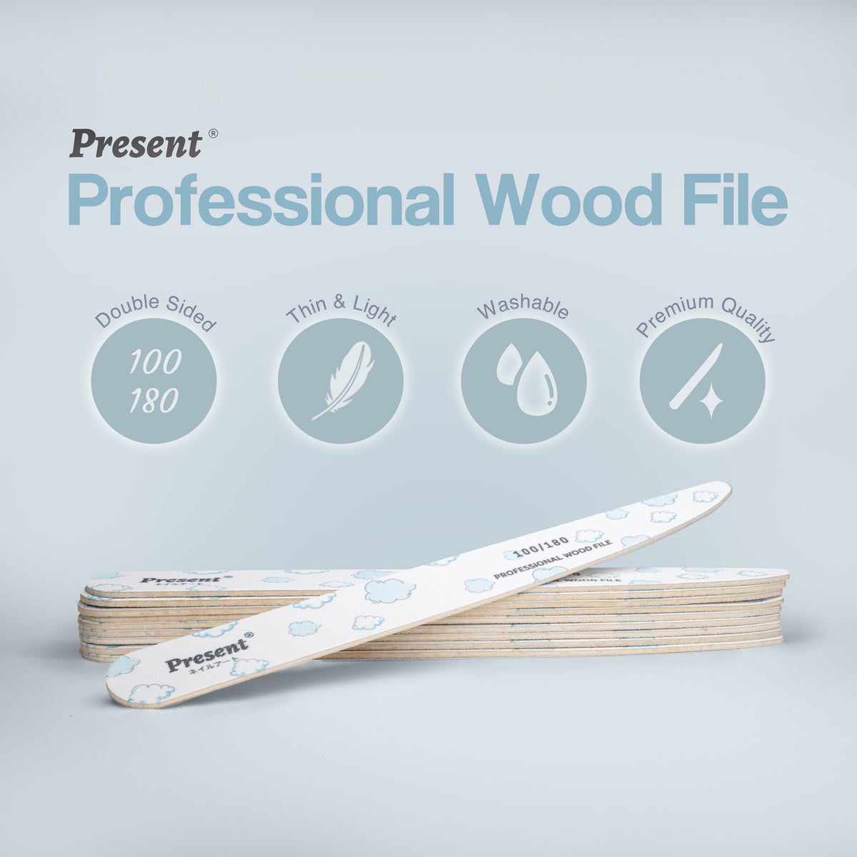 [Present] extra thin Professional Wood File