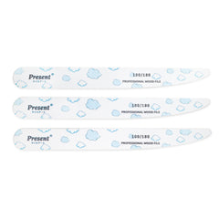 Durable Extra Thin Double Sided Wooden Nail File - Present